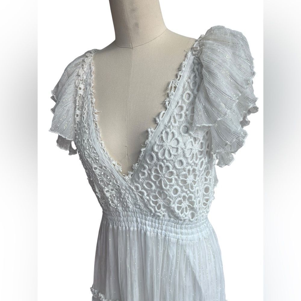 Free People Ivory Lace Maxi Dress - Picture 6 of 10